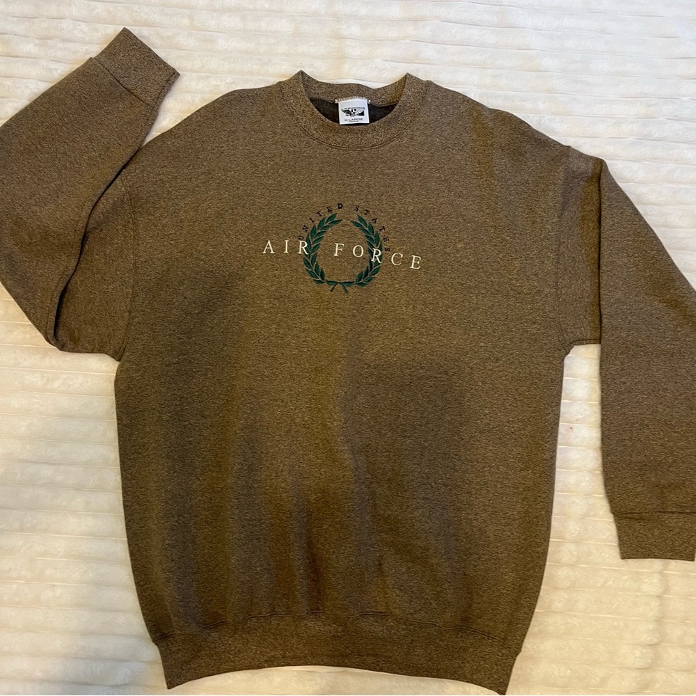 Vintage men's Air Force Brown Sweater size XL